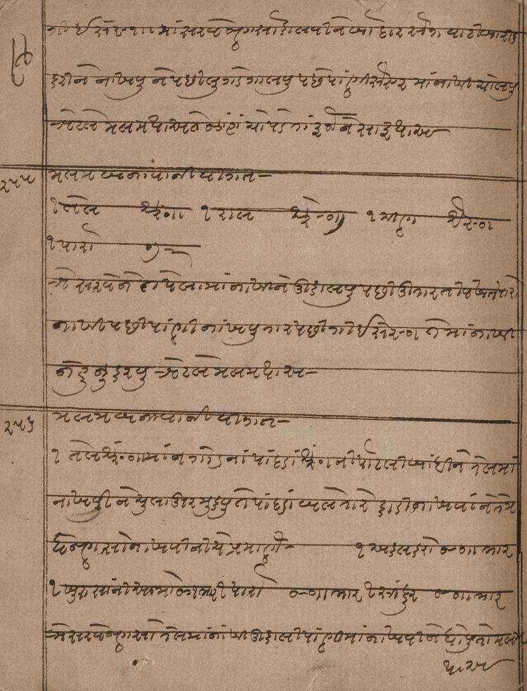 Original Manuscripts of Ayurvedic Vaidya